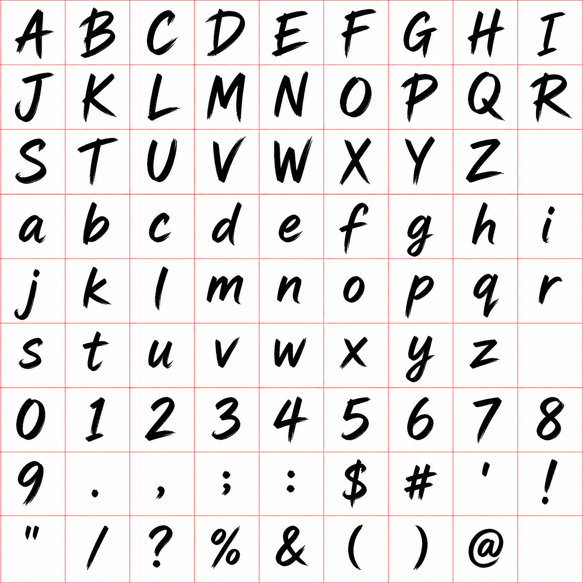 Rugged Script preview