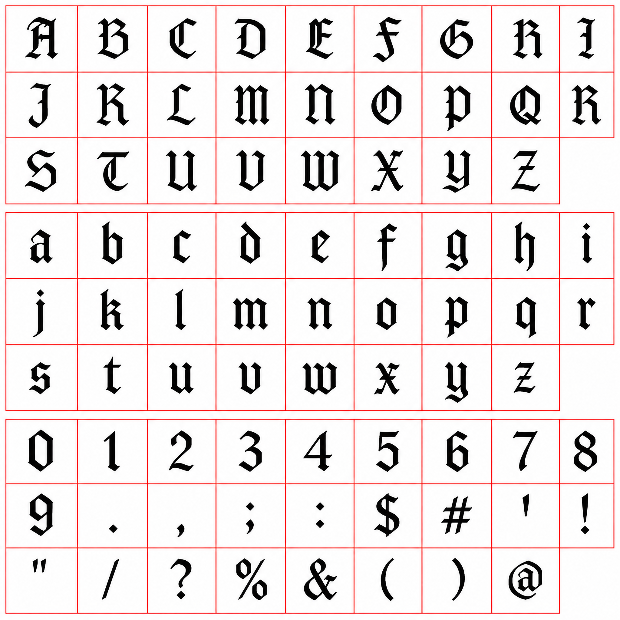 Celestial Script preview