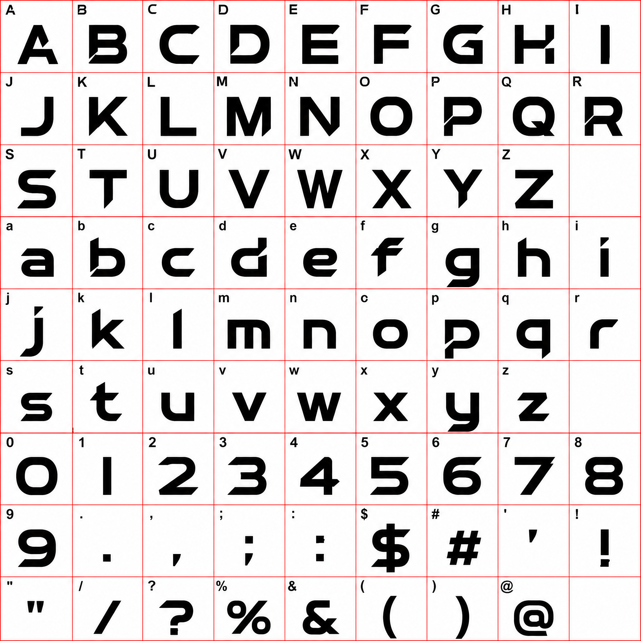 Bold Matrix preview