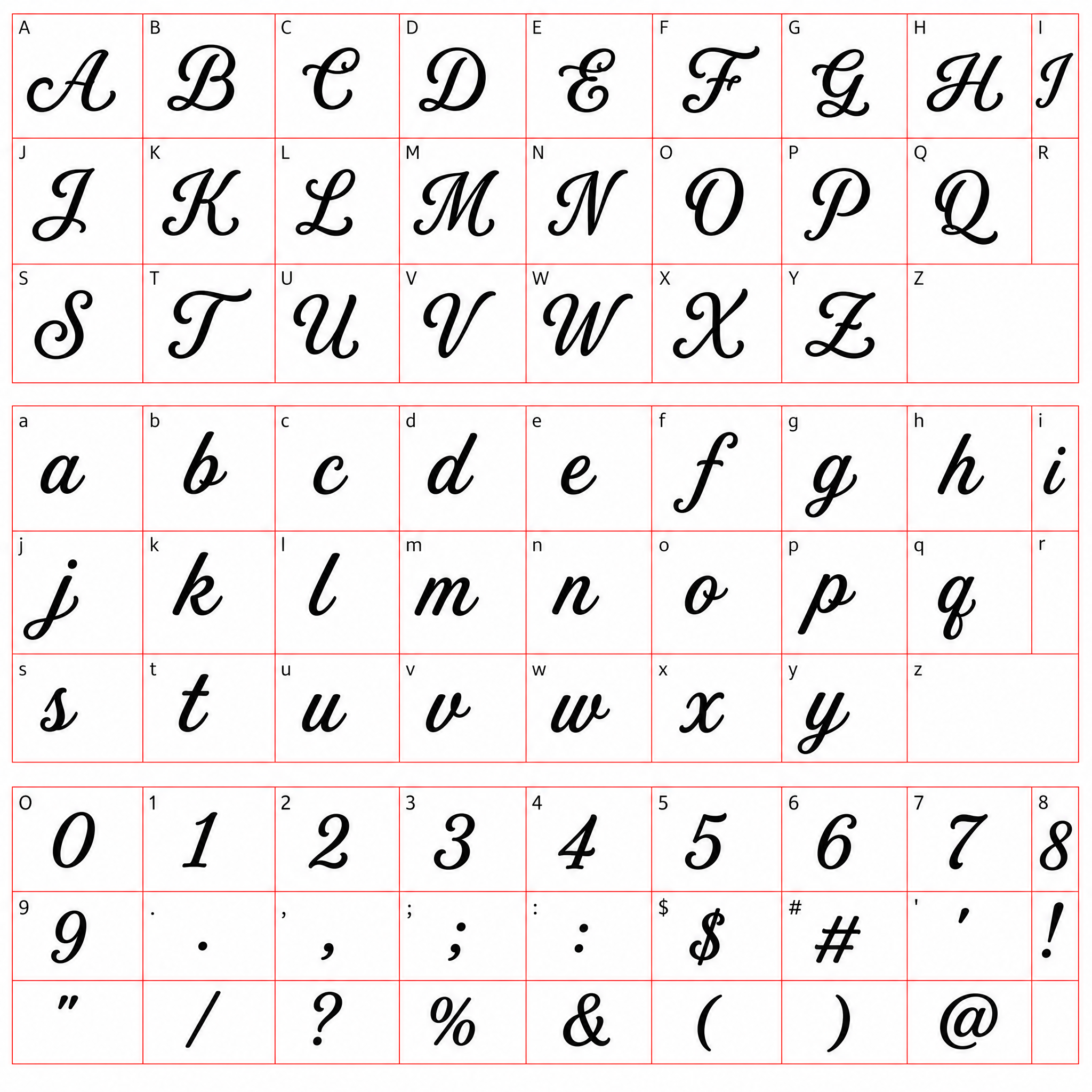 Luxe Script preview