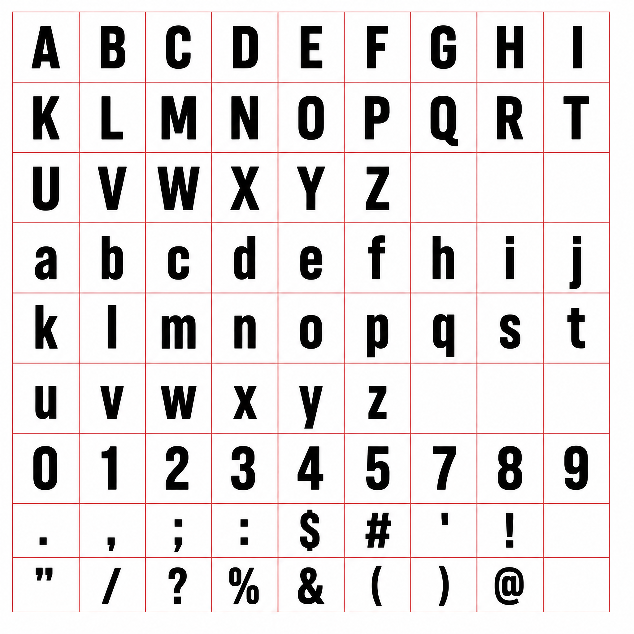 Rustic Glyphs preview